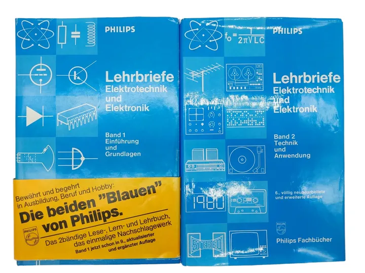 Philips Lehrbriefe - Elektrotechnik und Elektronik - Band 1 und Band 2 - Bild 1