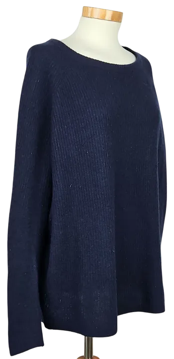 Kaschmir Damen Pullover, marine - Gr. XXL  - Bild 3