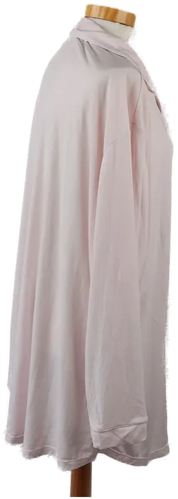 Langarm Schlafshirt rosa im Pyjamastil - Gr. XL - Bild 2