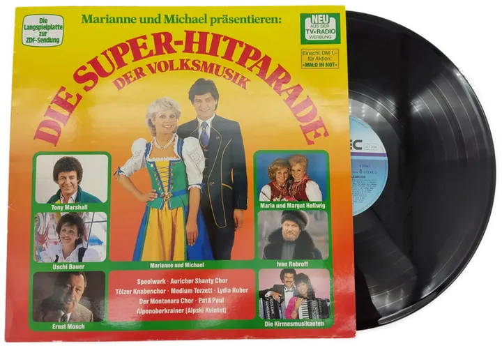 Die Super-Hitparade der Volksmusik Vinyl Schallplatte  - Bild 2