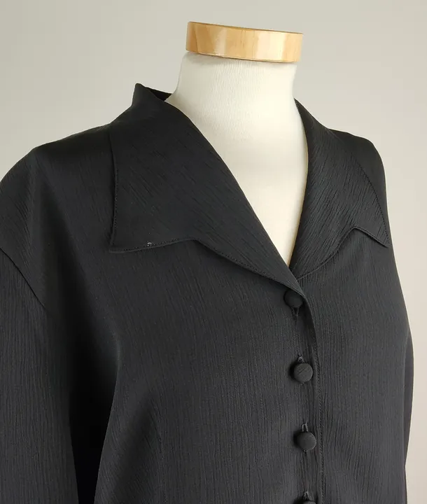 C&A Damen Vintage Bluse schwarz - 42  - Bild 3
