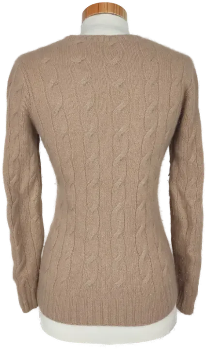 Ralph Lauren Damen Kaschmirpullover beige - Gr. M - Bild 3