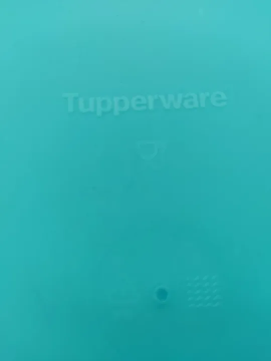 Tupperware Thermo Servierschüssel weiß/türkis 3teilig,  4.3 Liter, 2.5 Liter - Bild 4