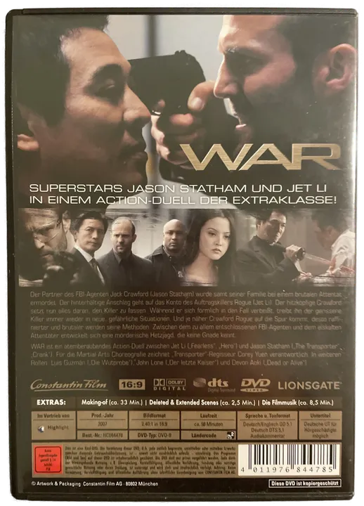 DVD - War mit Jet Li - Bild 2