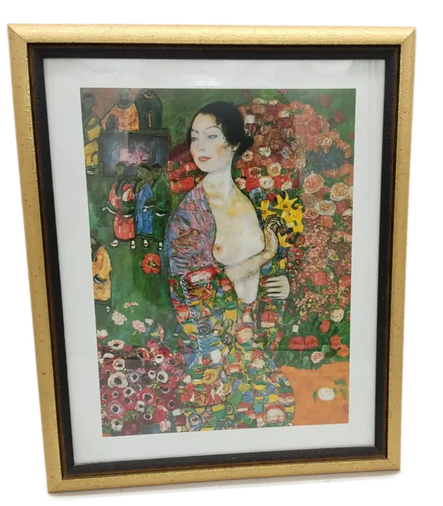 Bild Kunstdruck G. Klimt die Tanzerin maestri della pittura mit Rahmen - Bild 2