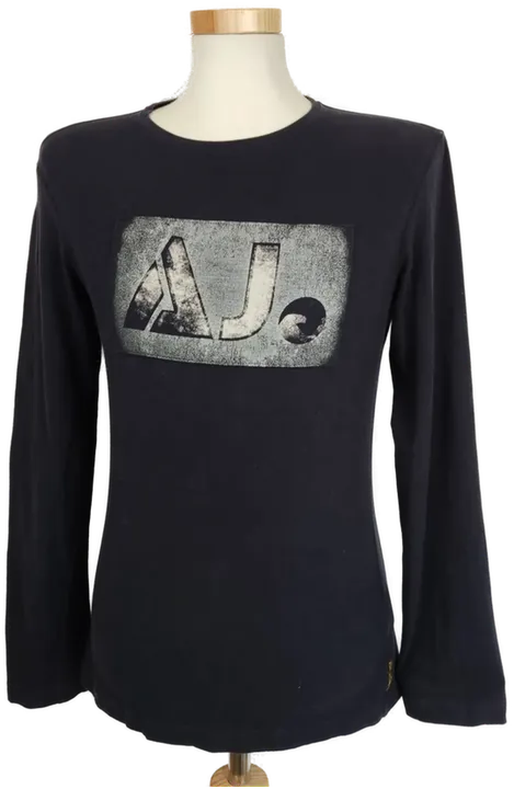 Armani Jeans Herren Shirt langarm schwarz Gr. EU L - Bild 4