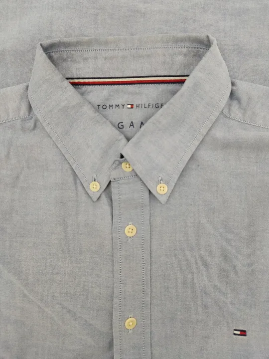 Tommy Hilfiger Herren Hemd blau Gr.L - Bild 3