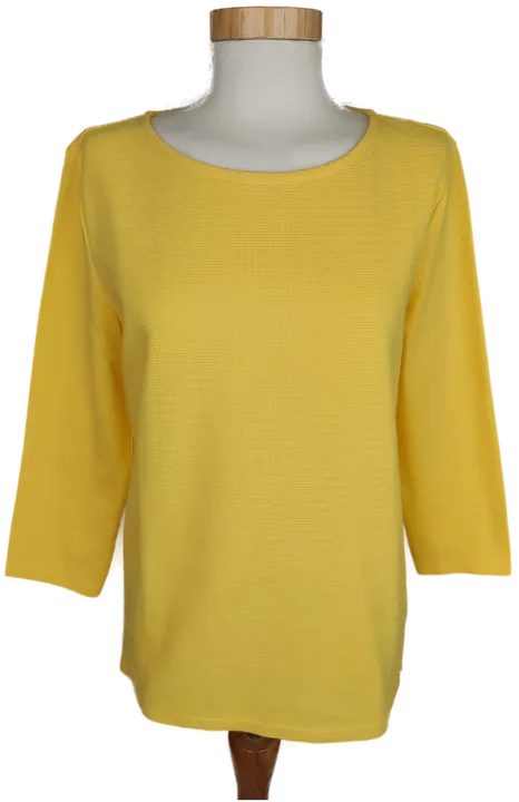 Tom Tailor Denim Damen Dreiviertelarm Pullover gelb - M/38 - Bild 1