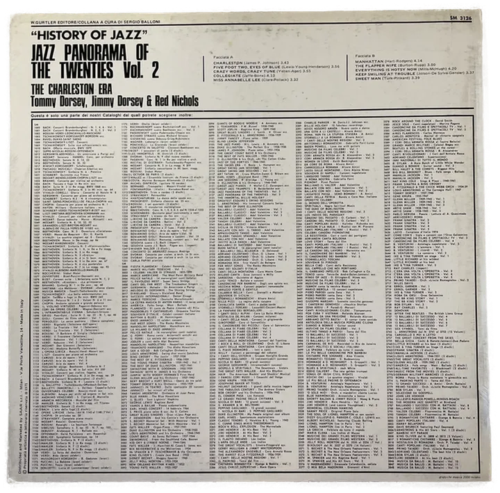 LP - Jazz Panorama of the Tewnties Vol. 2 - Bild 2
