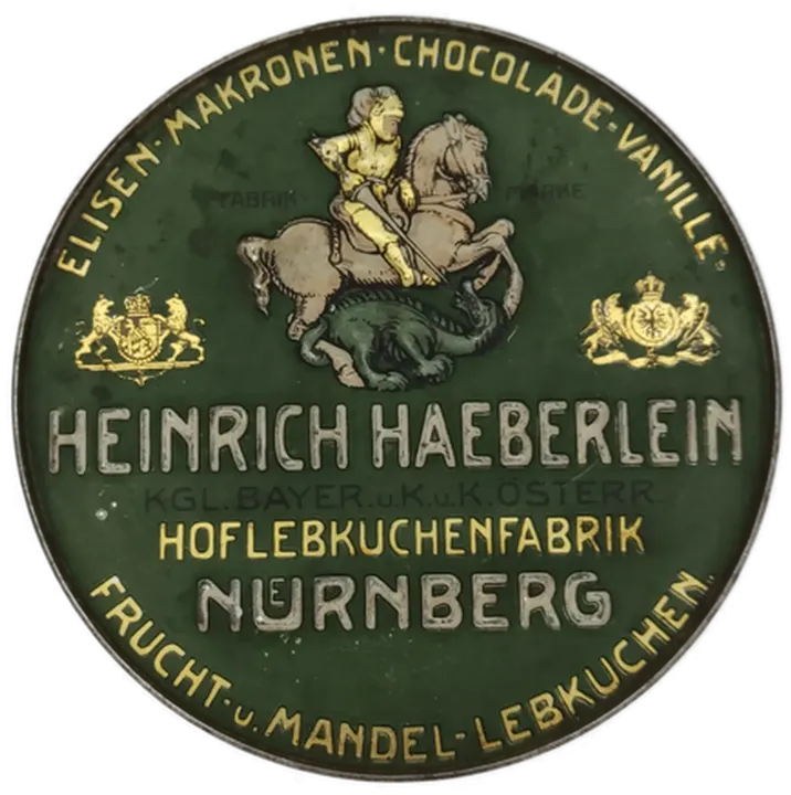 Heinrich Haeberlein Nürnber Lebkuchen Dose  - Bild 3