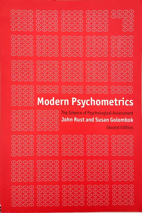 Modern Psychometrics: The Science of Psychological Assessment - Second Edition - John Rust and Susan Golombok - Bild 1