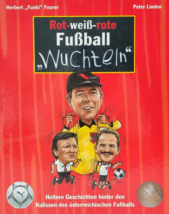 Rot-weiß-rote Fußball 