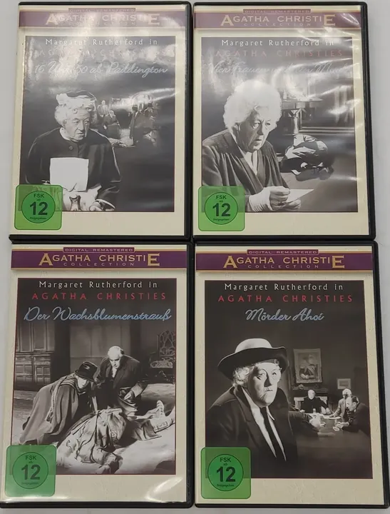 DVD 4 Disc's Agatha Christie Collection 