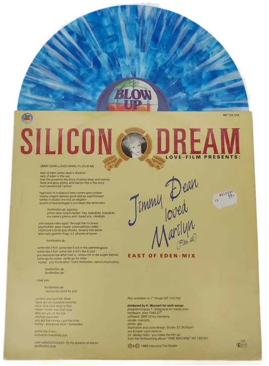 Vinyl Maxi-Single Silicon Dream - Jimmy Dean loved Marilyn - Bild 2