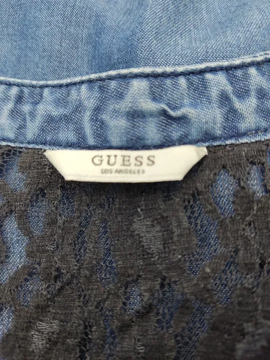 Guess Damen Jeans Bluse  Blau/schwarz Gr.  - Bild 2