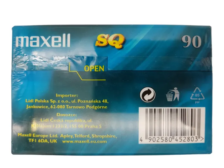 Audiokassetten / Leerkassetten Maxell SQ 90 (3er-Pack) - Bild 3
