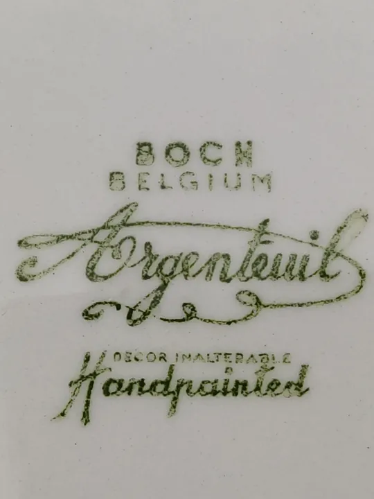 Boch Belgium Argenteuil Dessertteller 5 Stück Vintage - Bild 2