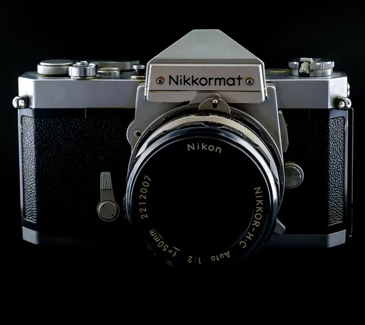 Nikon Nikkormat FT + Nikkor 1:2/50 Spiegelreflexkamera analog - Bild 1
