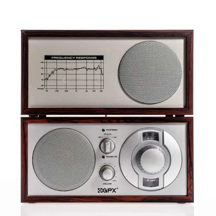 GPX FM Stereo Radio im Vintage Look Frequenzy Response - Bild 4