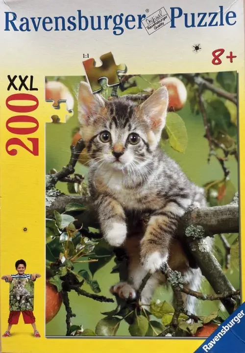 RAVENSBURGER XXL Puzzle 200 Teile (127535) Bezauberndes Kätzchen - Bild 1
