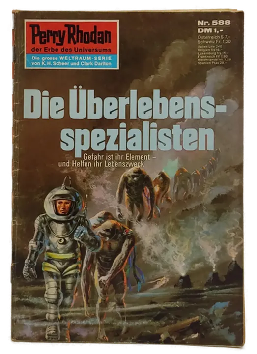 Romanheft Perry Rhodan Die Überlebensspezialisten Erstauflage Nr.588 - Bild 1