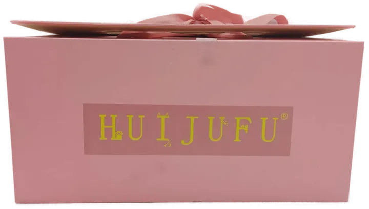 Schwarzer Plüschkater mit Schleife in Geschenkbox – HUIJUFU - Bild 2