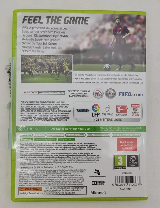 XBOX 360 - Fifa 15 - Bild 2