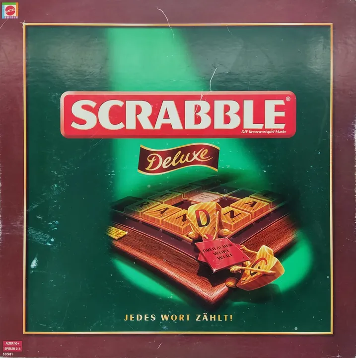 Scrabble Deluxe - Gesellschaftsspiel - Mattel - Bild 1