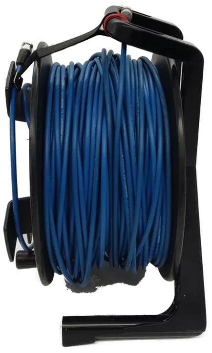 Schill Kabeltrommel/Gerätetrommel mit blauem XLR-Kabel - Bild 4