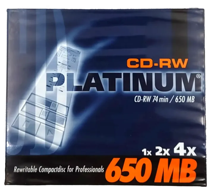 Platnium CD-RW 650 MB - Bild 1