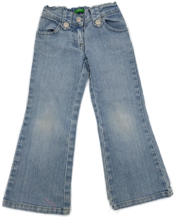 Benetton Kinder Jeans blau Gr. XXS(2 Jahre) - Bild 1