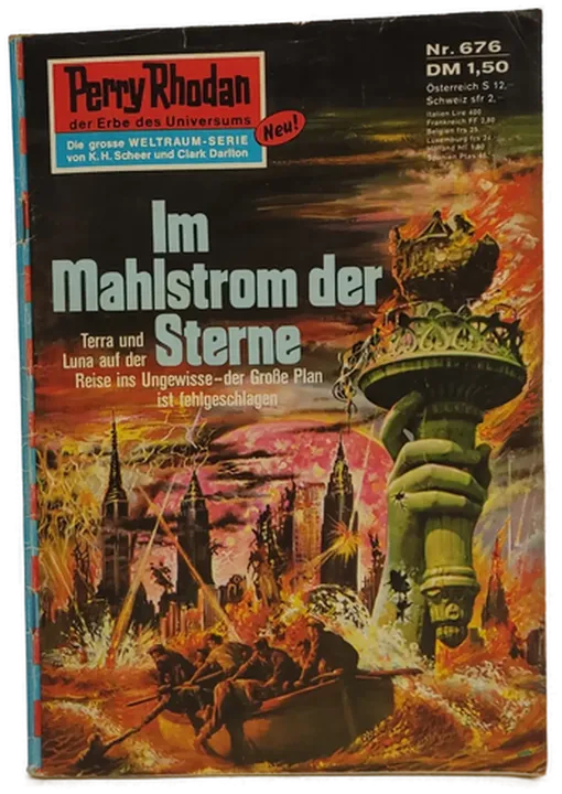  Romanheft Perry Rhodan Im Mahlstrom der Sterne Erstauflage Nr.676 - Bild 1