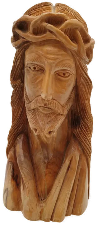 Jesus Büste aus Holz - handgeschnitzt - Bild 1