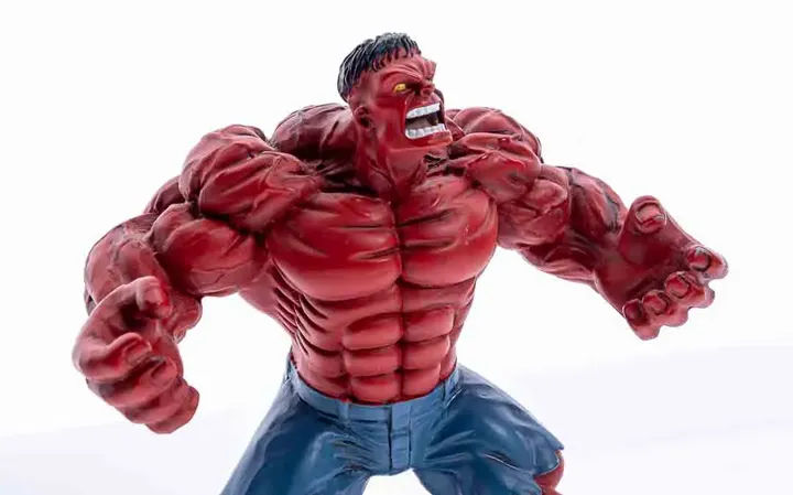 Marvel Comics RED HULK / Roter Hulk Figur - Bild 3