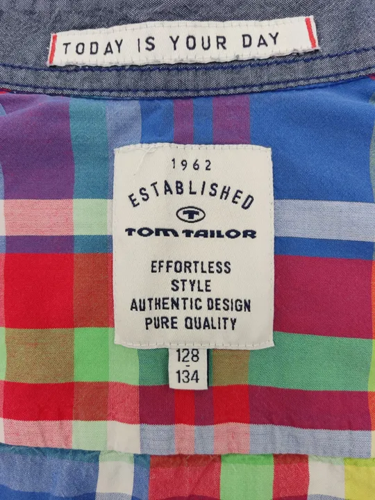 Tom Tailor Kinder Hemd mehrfarbig Gr.128/134 - Bild 3