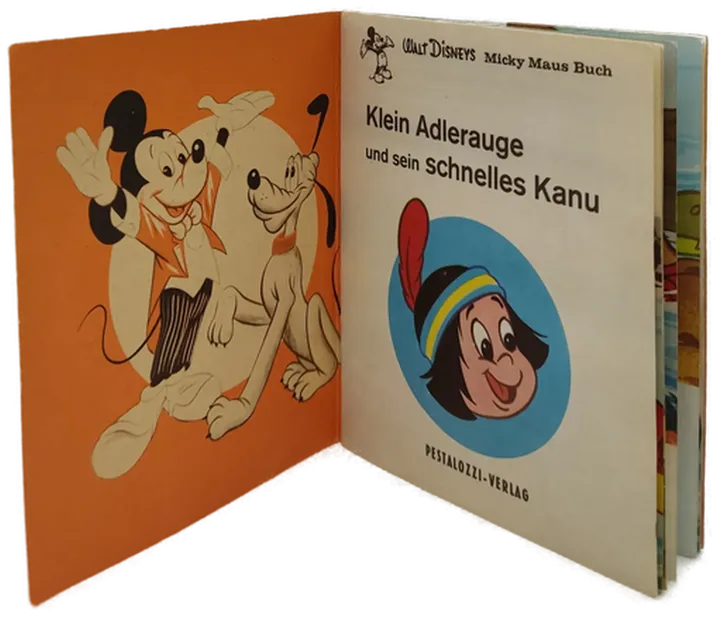 Klein Adlerauge und sein schnelles Kanu - Disney Micky Maus Buch - Bild 2