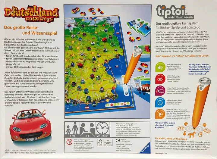 tiptoi® - In Deutschland unterwegs - Lernspiel - Ravensburger  - Bild 2