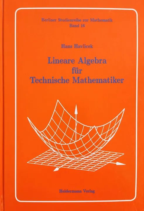 Lineare Algebra für technische Mathematiker - Hans Havlicek - Bild 1