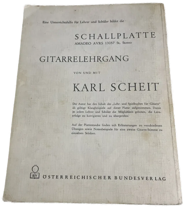 Lehr- und Spielbuch für Gitarre - Karl Scheit - Bild 2