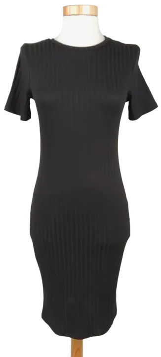 Primark Damen Kleid gerippt, schwarz - Gr. XS - Bild 1