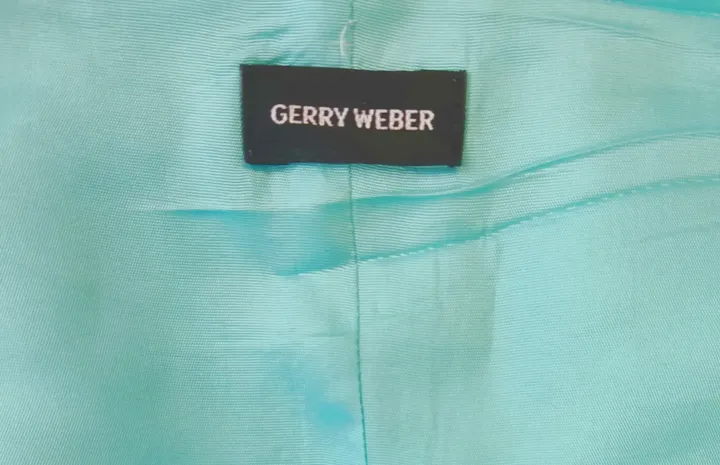 GERRY WEBER Damen Leinenkleid mit Bindegürtel türkis - 44 - Bild 5