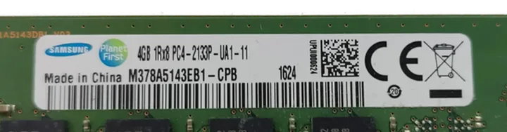 Samsung 4GB  DDR4 1Rx8 PC4-213P-UA1-11 Arbeitsspeicher / RAM  - Bild 2