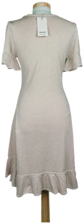 Orsay Damen Strickkleid cremefarben mit Glitzer - S/36 - Bild 2