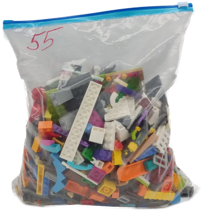 1 Kilo Lego Steine gemischt - Bild 1