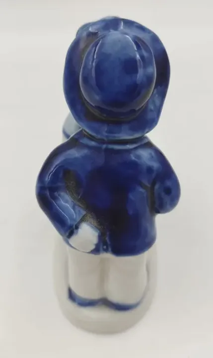 Porzellan Figur küssendes Pärchen blau - ca. 10cm - Bild 3