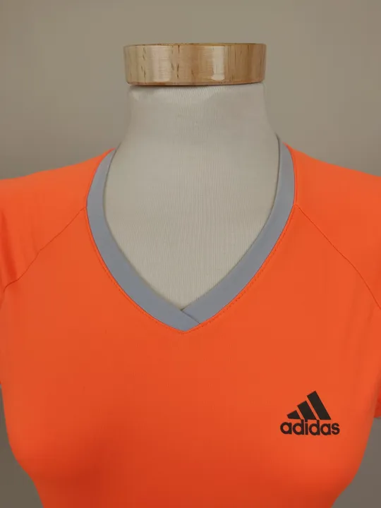 Adidas Damen T-Shirt orange Gr.XS(30/32) - Bild 4