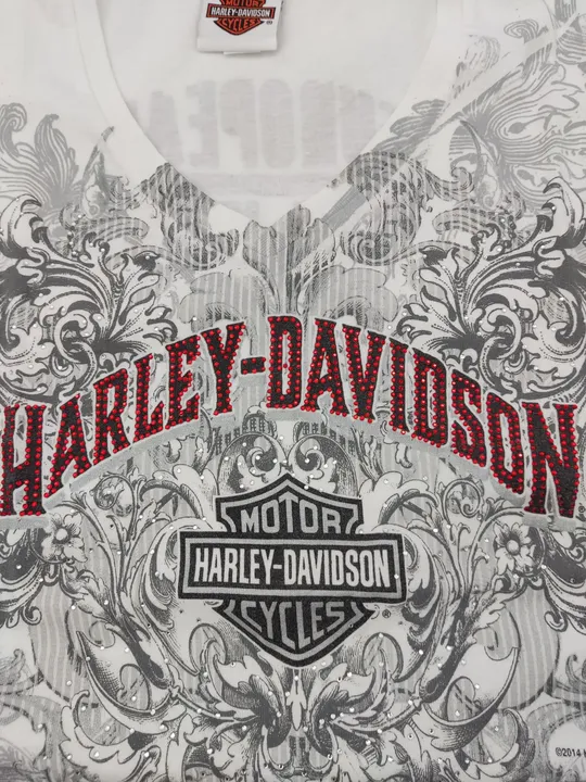 Harley Davidson Damen Shirt weiß Gr. S - Bild 3