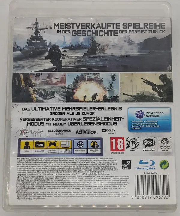 Playstation Sony PS3 Spiel Call of Duty Modern Warfare 3 - Bild 3