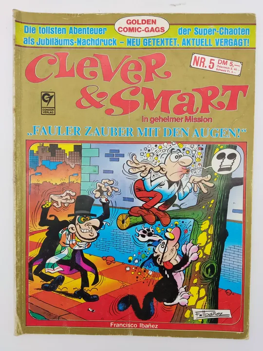 4 x Comichefte - Clever & Smart - Nr. 5, 8, 9, 12 - Bild 1