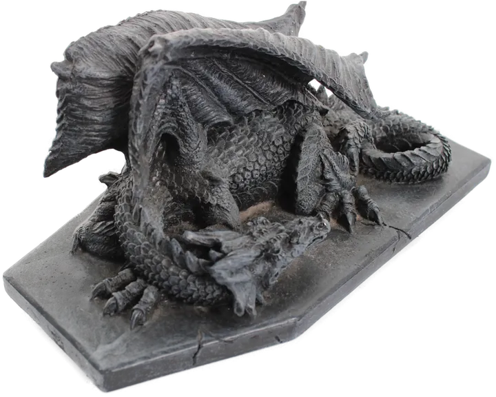 Deko-Set: Mystischer Kelch & Drachen-Sarg aus Massivholz – Gothic Fantasy Stil - Bild 5